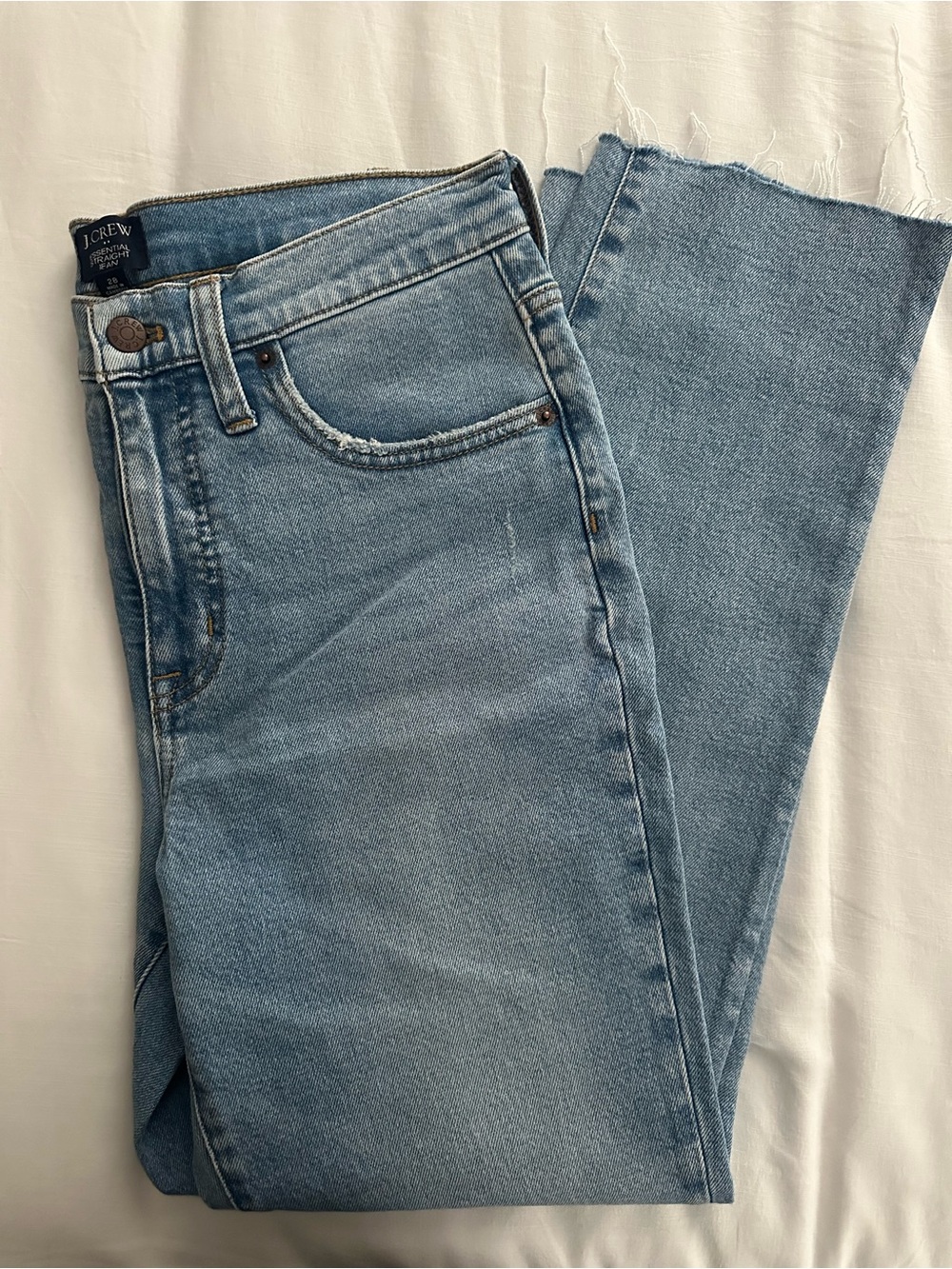 J. Crew Women's Light Blue Straight Leg Jeans